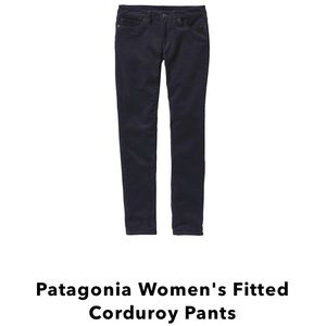 Women’s fitted corduroy pants